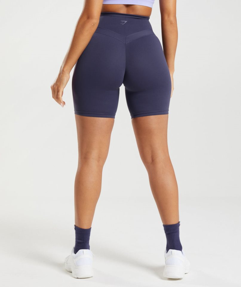 Women's Gymshark Whitney Cycling Shorts Navy | NZ 3ICZKO